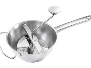 LEIFHEIT Passiermühle 3 Passieraufsätze: fein 2 mm, mittel 3 mm und grob 8 mm