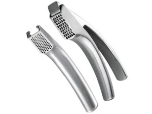 GOURMET EASY Knoblauchpressen-Set 'Gourmet Easy' 2-Teilig 2-teilig, wechselbare Pressstärke