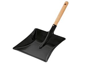 TURK Kehrblech lackiert mit Holzgriff schwarz