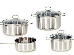 KARL KRÜGER Topfset Manhattan Edelstahl 4teilig