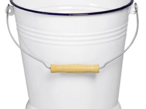 KARL KRÜGER Wassereimer 5l emailliert weiß