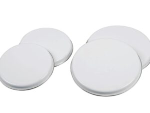 KARL KRÜGER  Abdeckplatten-Set 4tlg. weiß