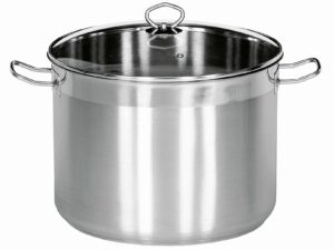 KARL KRÜGER Allzwecktopf Maxi 20 l Edelstahl mit Glasdeckel