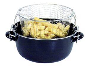 KARL KRÜGER  Pommes Frites Topf emailliert