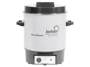 KOCHSTAR Einkochautomat WarmMaster ohne Uhr 27 l Ø35cm steingrau/weiß