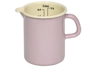 RIESS Messbecher emailliert 0,5 l rosa/bunt
