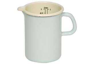 RIESS Messbecher emailliert 1 l türkis/bunt