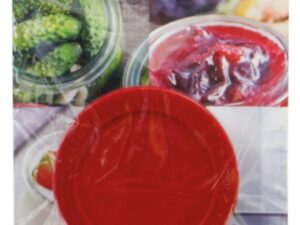 DOSEN-ZENTRALE  Silikondeckel EW Ø60mm rot - 12 VPE