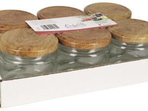 DOSEN-ZENTRALE Schraubdeckelglas 6er Tray