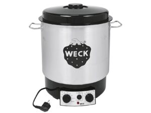 WECK Einkochautomat 29 l Ø35cm Edelstahl mit Uhr