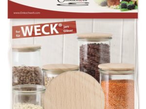 WECK Holzdeckel 'Einkochwelt'