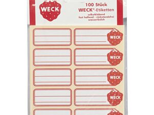 WECK  Weck Selbstklebeetik.100 Stück - 10 VPE
