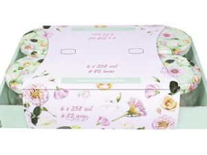 DOSEN-ZENTRALE Konfitürengläser 6er Tray | mit Deckel