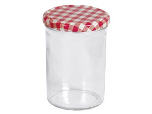 EMSY Schraubdeckelglas Sturz mit 82mm TO-Deckel kariert 440 ml