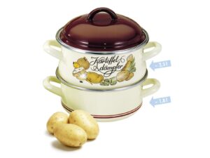 ELO  Kartoffeldämpfer Emaille 18cm