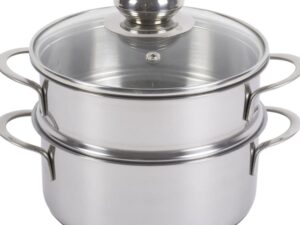 KARL KRÜGER Biodünster Kartoffeldämpfer 2,1 l Ø16cm Edelstahl