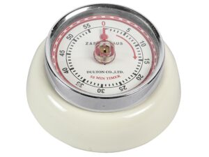 ZASSENHAUS Kurzzeitmesser Retro-Look 3cm Ø7cm creme