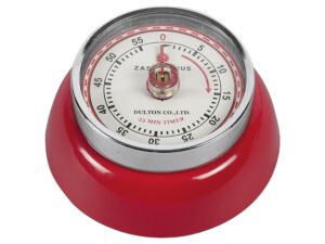 ZASSENHAUS Kurzzeitmesser Retro-Look 3cm Ø7cm rot