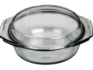 BOHEMIA CRISTAL Schüssel mit Deckel 3,5 l