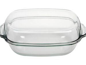 BOHEMIA CRISTAL Geflügelbräter Bräter, Deckel