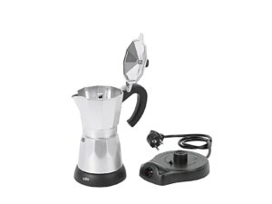 cilio tisch-accessoires Espressokocher 6 Tassen Aluminium elektrisch 480 W Ø11,5cm