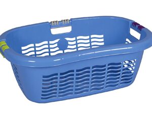 LOCKWEILER Wäschekorb Ergo mit Softgriff 65 l 65x45x25cm blau