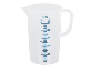 Messbecher 0,5l transparent