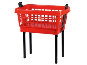 LOCKWEILER Wäschekorb Clip-Clap mit Füßen 45 l 65x42x28,5cm