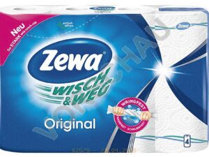 ZEWA Küchenrolle Wisch & Weg Original 45 Blatt 4er Pack