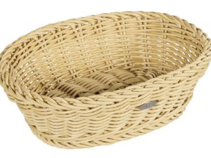 SALEEN  Brotkorb oval hellbeige25x19x8