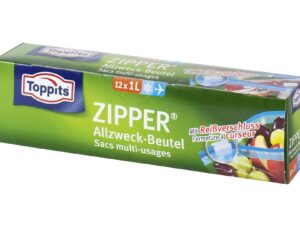 TOPPITS Frischebeutel 20,5x15,5cm 1l Pack 12 Stück