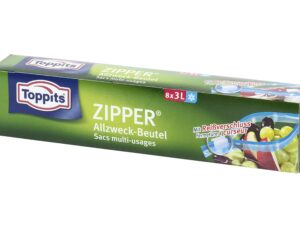TOPPITS Frischebeutel 27,5x24,5cm 3l Pack 8 Stück
