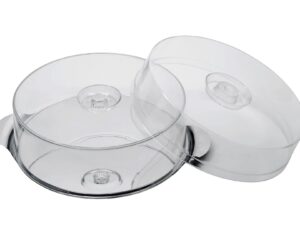 APS Tortenplatte mit 2 Hauben Tortenplatte mit 2 Hauben