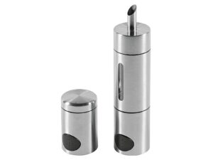 ZELLER PRESENT Süßstoff-Spender Edelstahl 7,5cm Ø4,7cm silber