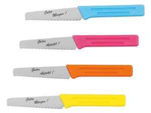 MESSERHAUS Frühstücksmesser Kunststoffgriff 19,5cm farbig sortiert