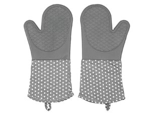 WENKO Topfhandschuh Silikon grau 1Paar 2 Topfhandschuhe