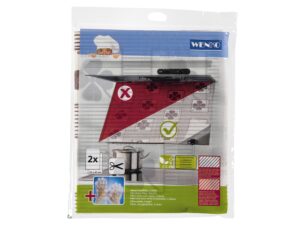 WENKO Flachfilter für Dunstabzugshaube 57x47cm 2Stück 2er Set