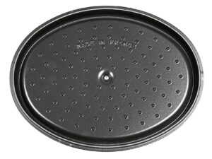 STAUB Cocotte Schmortopf oval nClassic Gusseisen 6,7 l 33cm schwarz