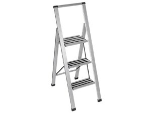 WENKO Klapptritt 3stufig Aluminium 127cm