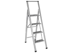 WENKO Klapptritt 4stufig Aluminium 153cm