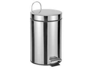 HI Kosmetikeimer 3l 17x25cm mit Kunststoffeinsatz Edelstahl