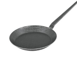 TURK Bratpfanne schmiedeeisern mit Hakenstiel Ø28cm schwarz