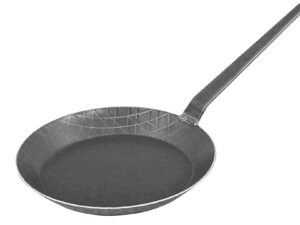TURK Bratpfanne schmiedeeisern mit Hakenstiel Ø32cm schwarz