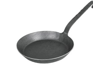 TURK Bratpfanne freiform warmgeschmiedet schnitt- und kratzfest Ø26cm