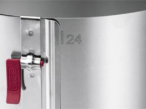 LARES  Tortenring m.Klemmhebel