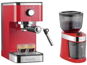 GRAEF Siebträger-Espressomaschine ES 403 salita mit Kaffeemühle CM 203