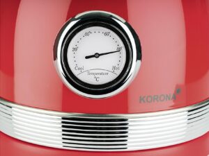 KORONA Wasserkocher 1,7 Liter Retro rot 20667