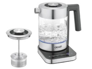GRAEF Wasserkocher Glas WK 350 EU mit Teesieb