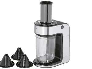 WMF Spiralschneider Kult X 0416480011 3 extrascharfer Schneideinsätze mit WMF Perfect Cut Technologie für Tagliatelle (ca. 9 mm), Linguine (ca. 5 mm) und Spaghetti (ca. 3 mm)