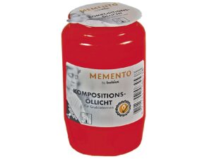 BOLSIUS Memento Kompositionsöllicht Nr. 3 rote Hülle